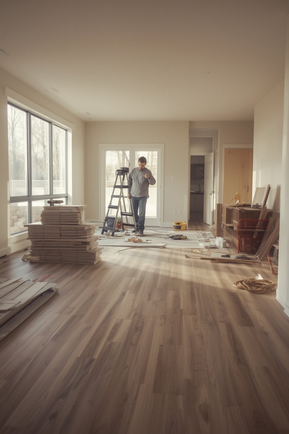 LVP flooring installation - Illustration 1