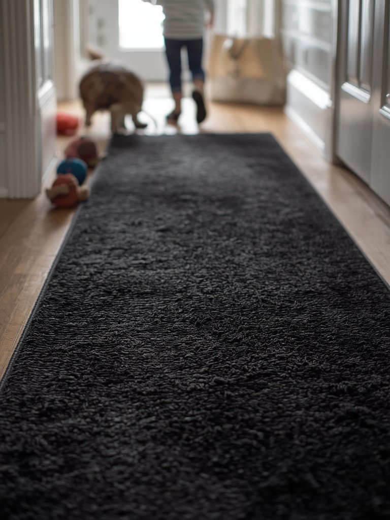 Runner rug in action