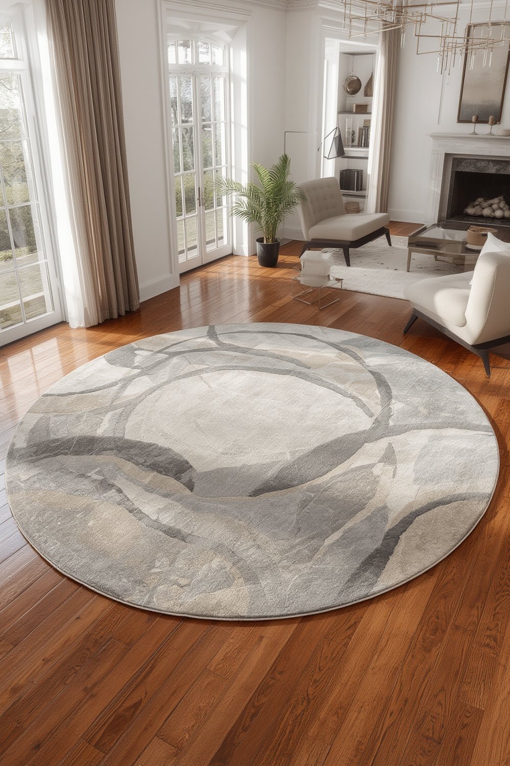 Circle rug product view