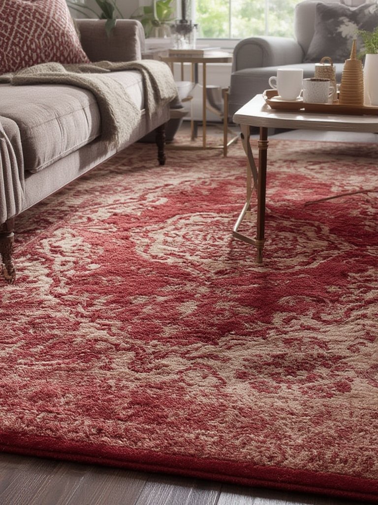 Red Rug in action