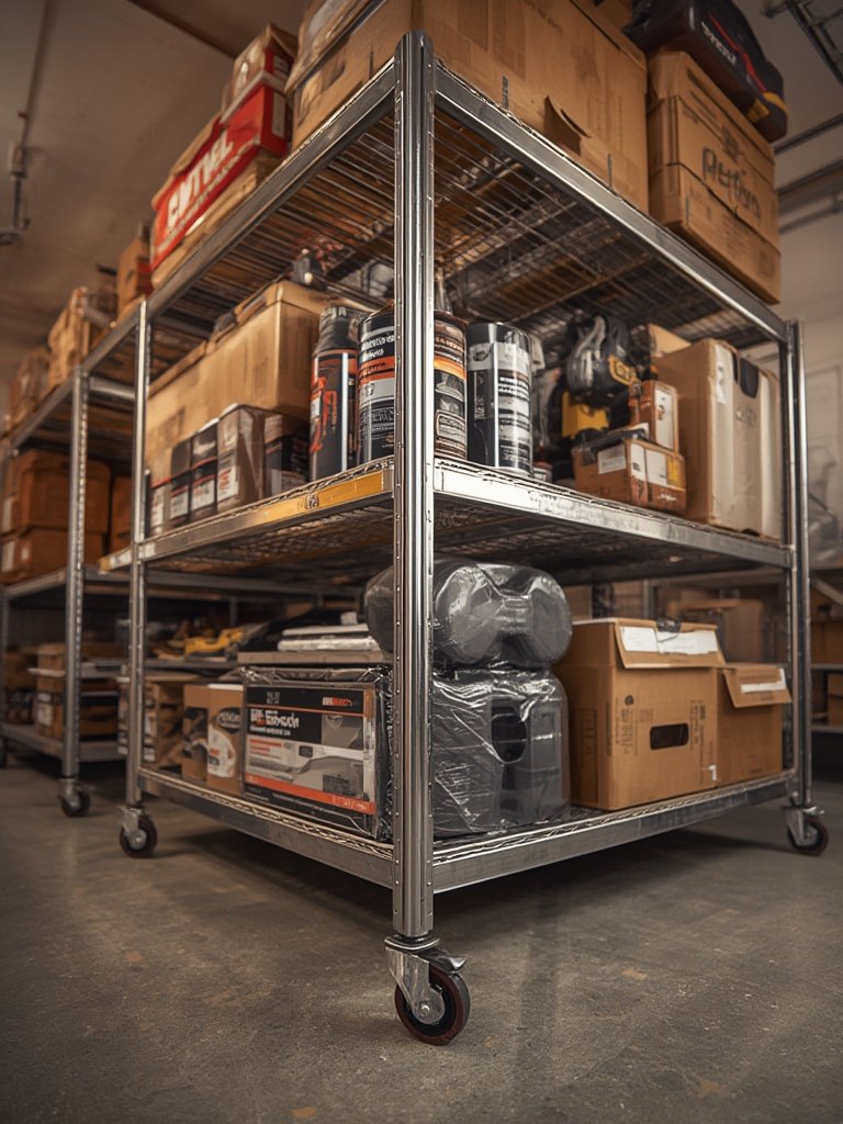 storage shelving in action