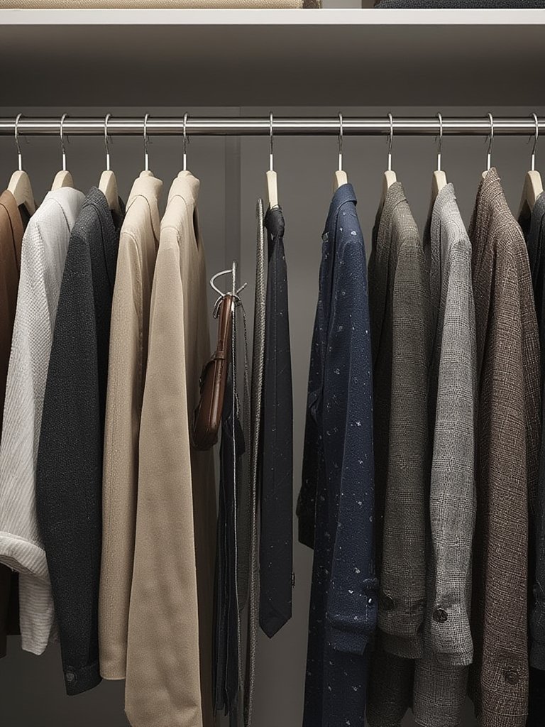 plastic hangers in action