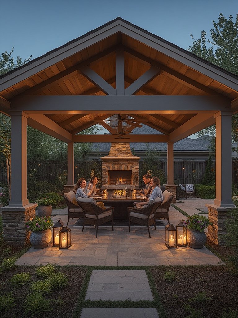 outdoor covered patio - Illustration 3