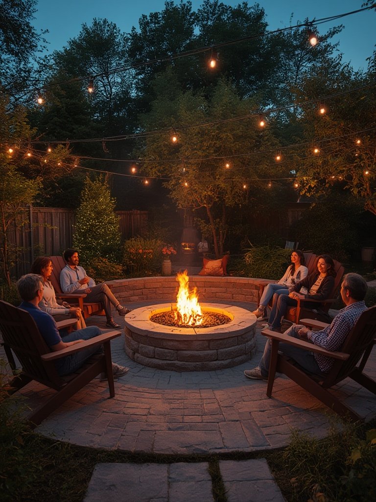 outdoor fire pit installation - Illustration 3