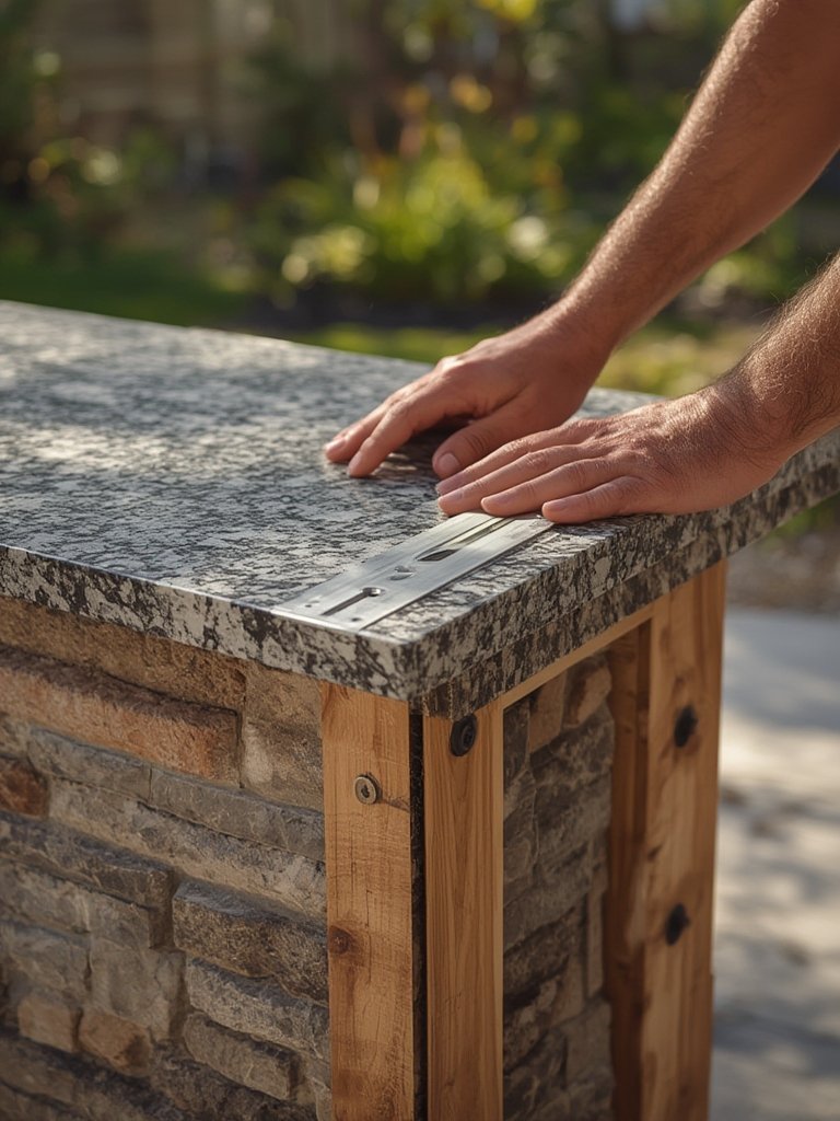 outdoor kitchen installation - Illustration 2