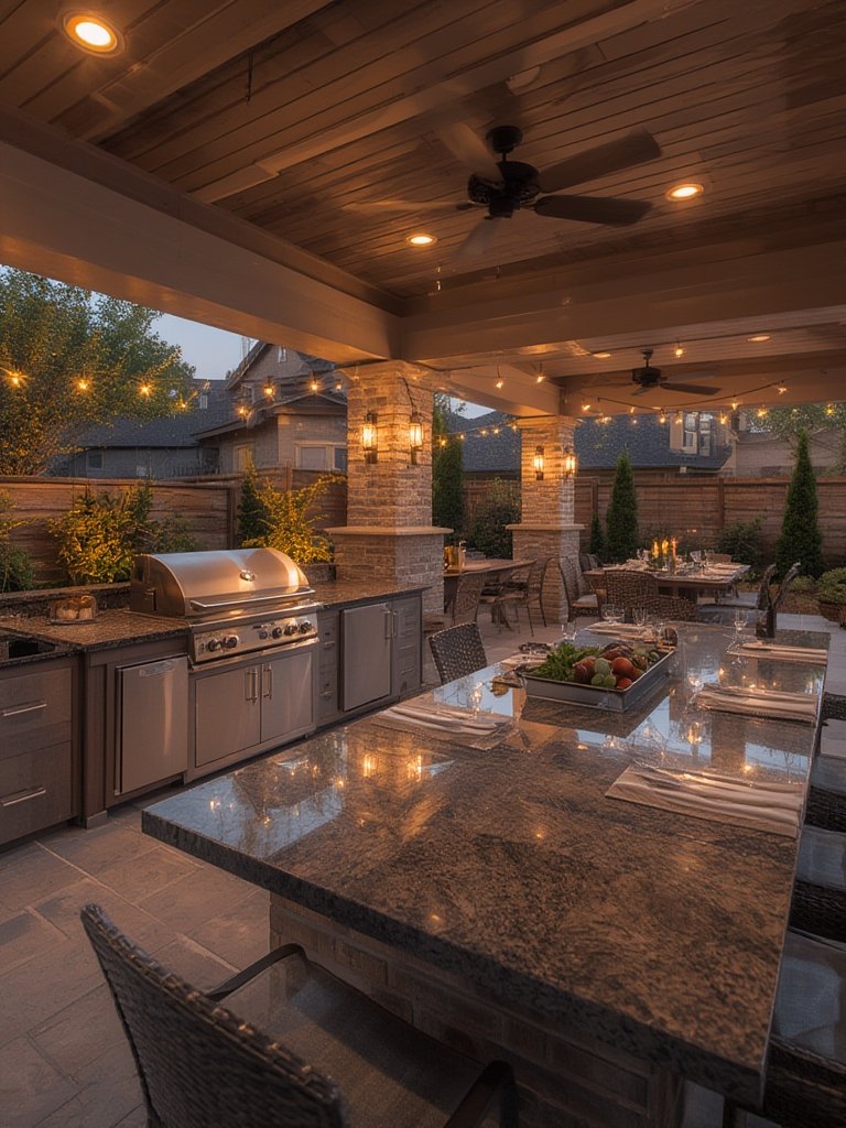 outdoor kitchen installation - Illustration 3