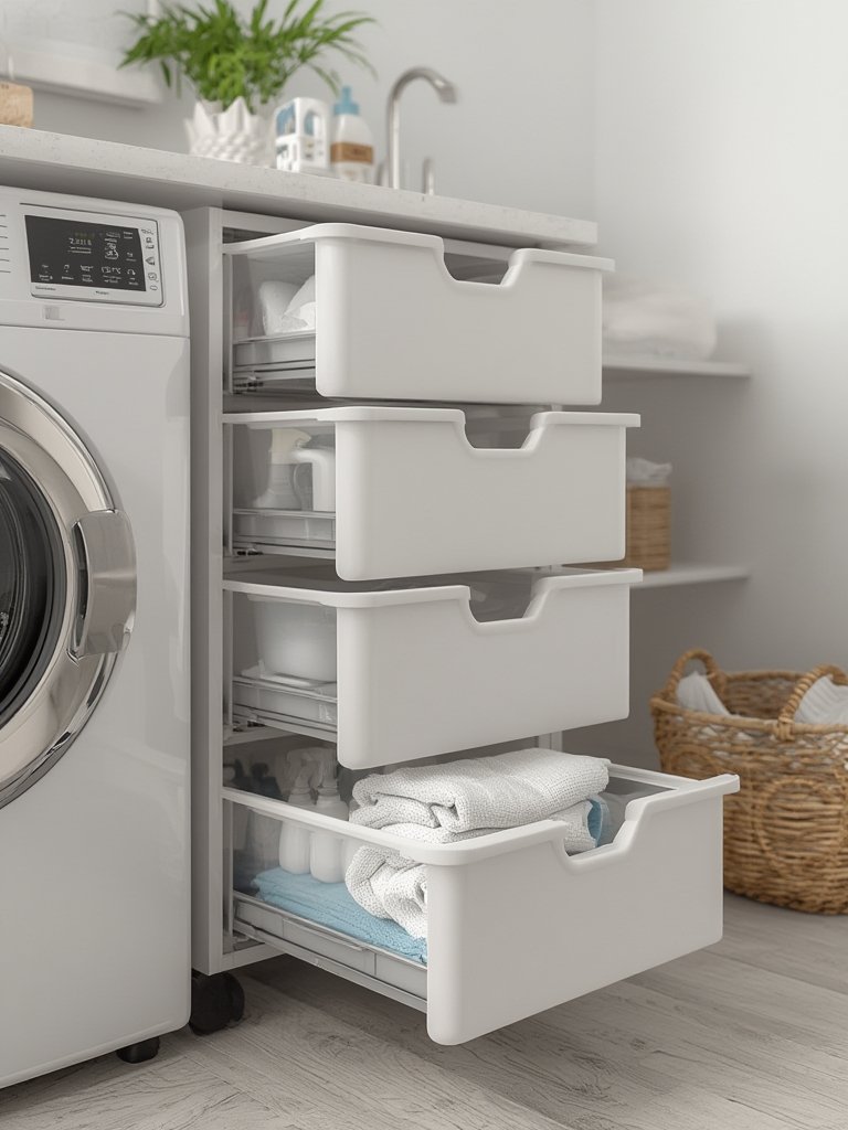 storage cart in action