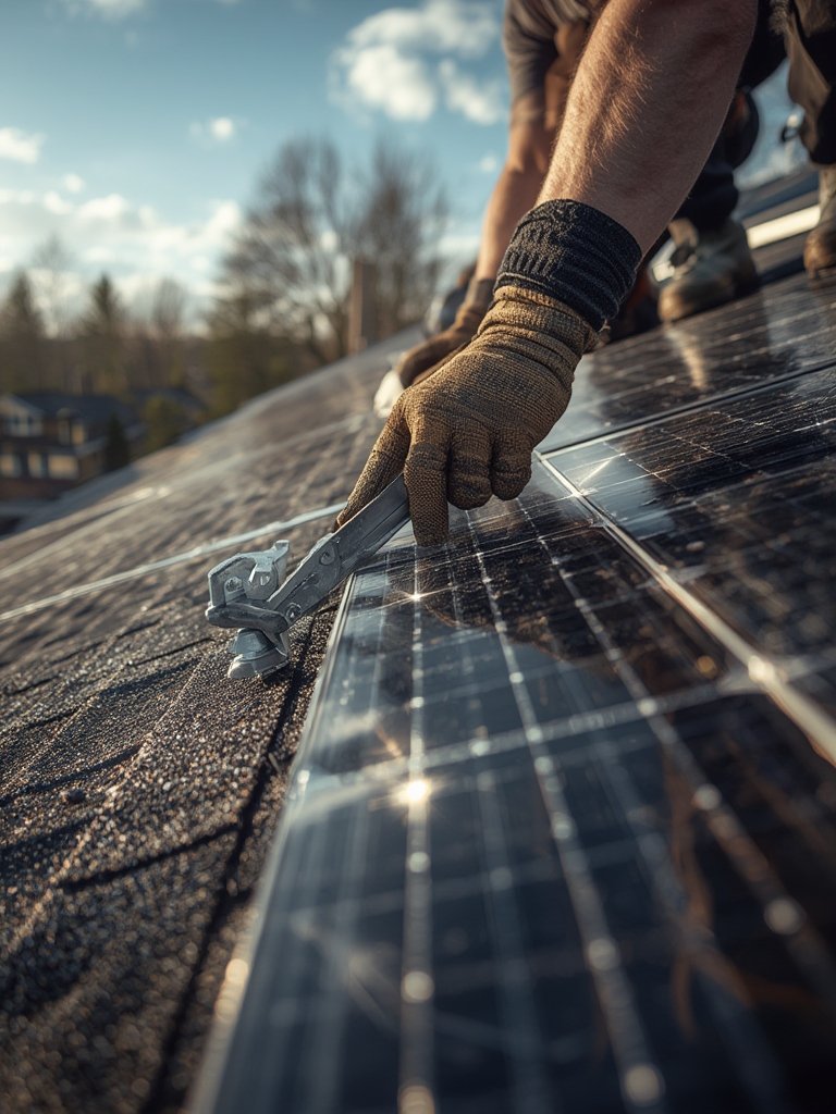 solar panel installation home - Illustration 2