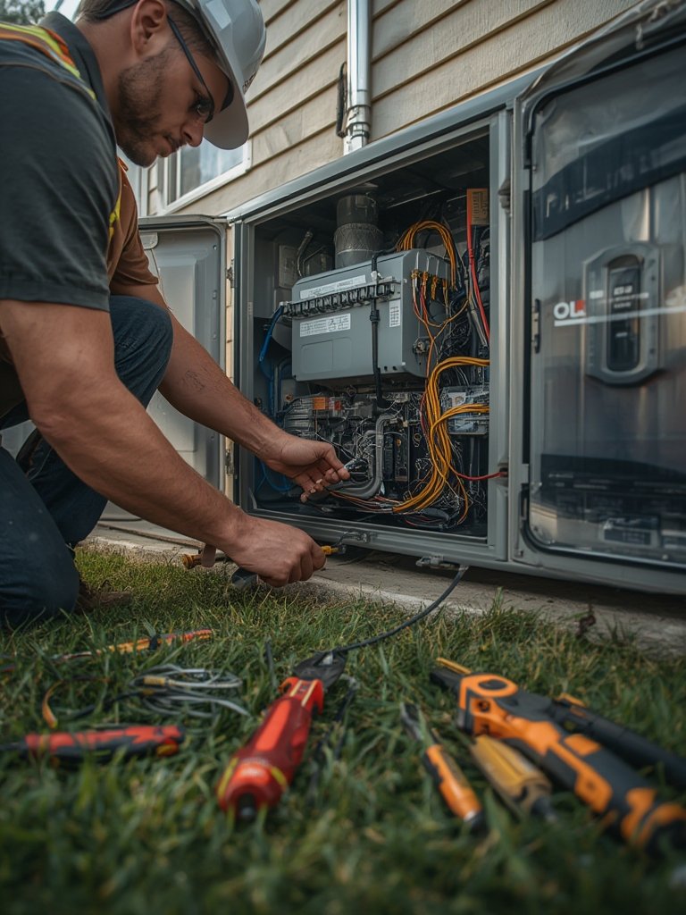whole home generator installation - Illustration 2