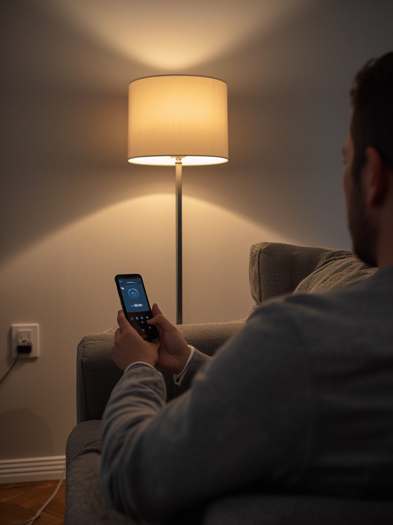 Smart plug in action
