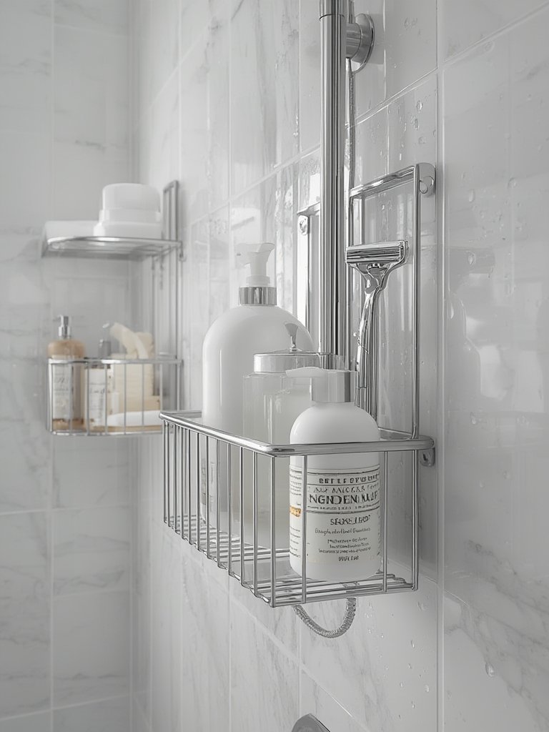 Shower Caddy in action